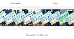 Desktop Screenshot of goldensoftpk.com